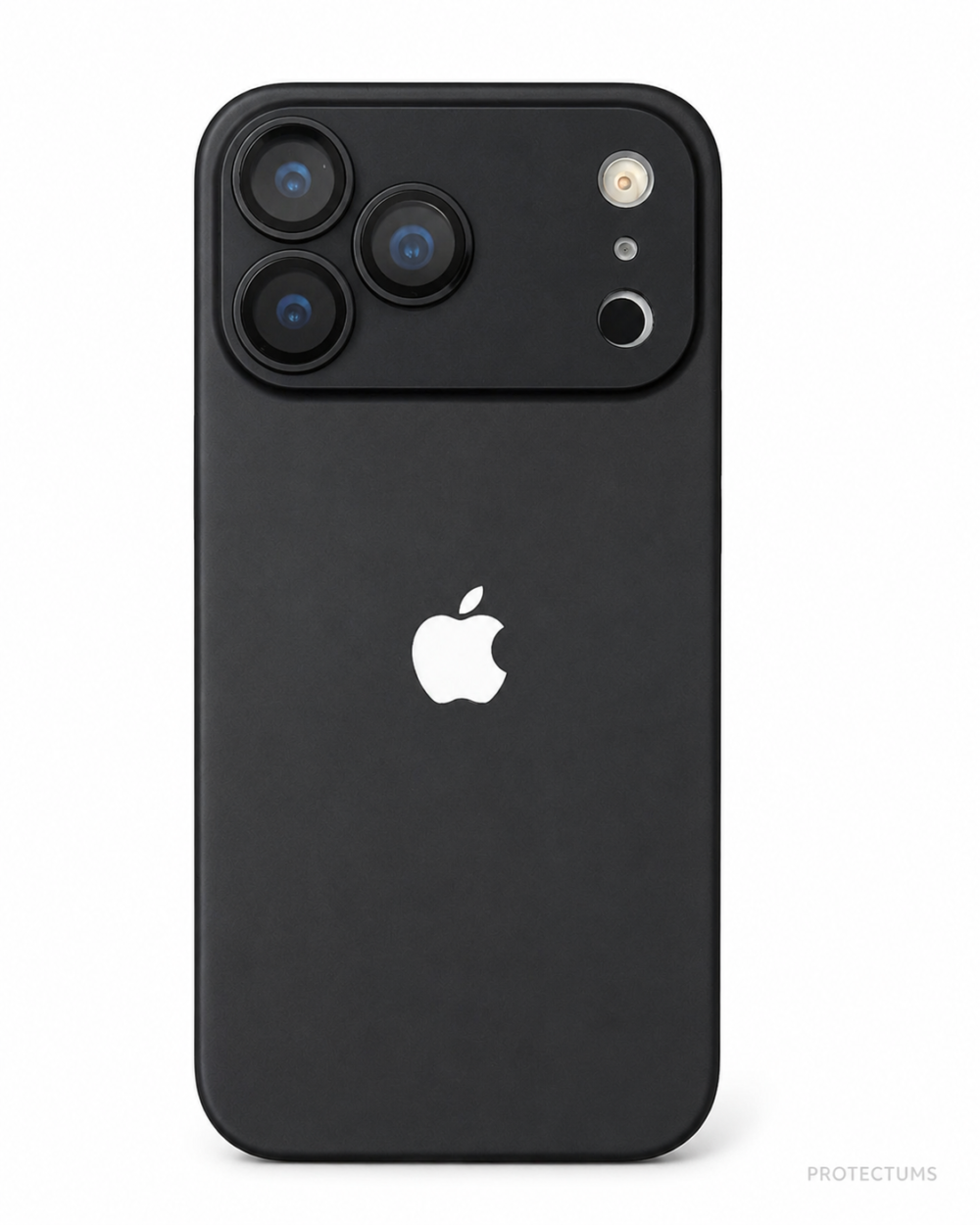 Matte Black Slim Case for iPhone with Camera Protector - Cover Your Phone