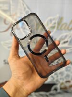 Clear MagSafe iPhone Case – Shockproof Transparent Matte Black Frame - Cover Your Phone - Image 7
