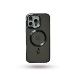 Clear MagSafe iPhone Case – Shockproof Transparent Matte Black Frame - Cover Your Phone