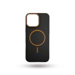 Matte Magnetic Orange MagSafe Polycarbonate Case - Cover Your Phone - Image 3