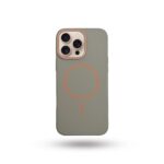 Matte Magnetic Orange MagSafe Polycarbonate Case - Cover Your Phone - Image 2