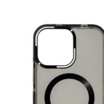 Clear MagSafe iPhone Case – Shockproof Transparent Matte Black Frame - Cover Your Phone - Image 5