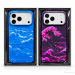 Premium Wave & Japanese Art Printed iPhone Case with Slim Protective Design