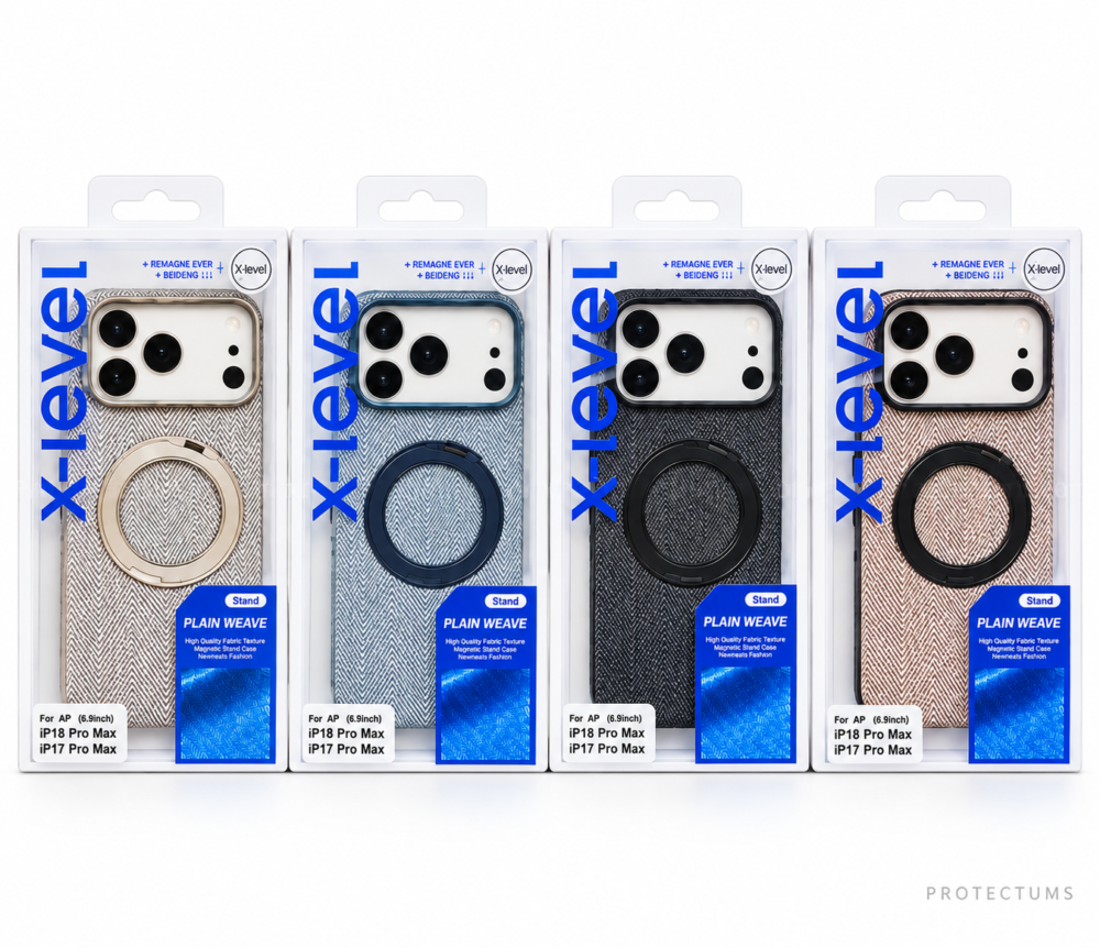 Plain Weave MagSafe Stand Case for iPhone