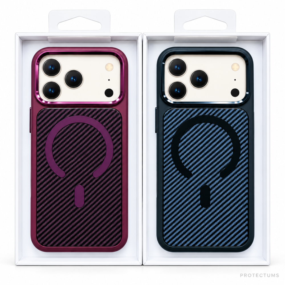 MagSafe Carbon Fiber Case for iPhone – Premium Shock Protection
