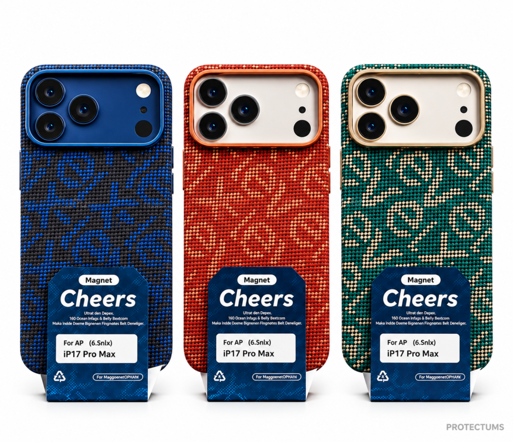 Cheers MagSafe Fabric Case for iPhone – Premium Textured Protective Cover