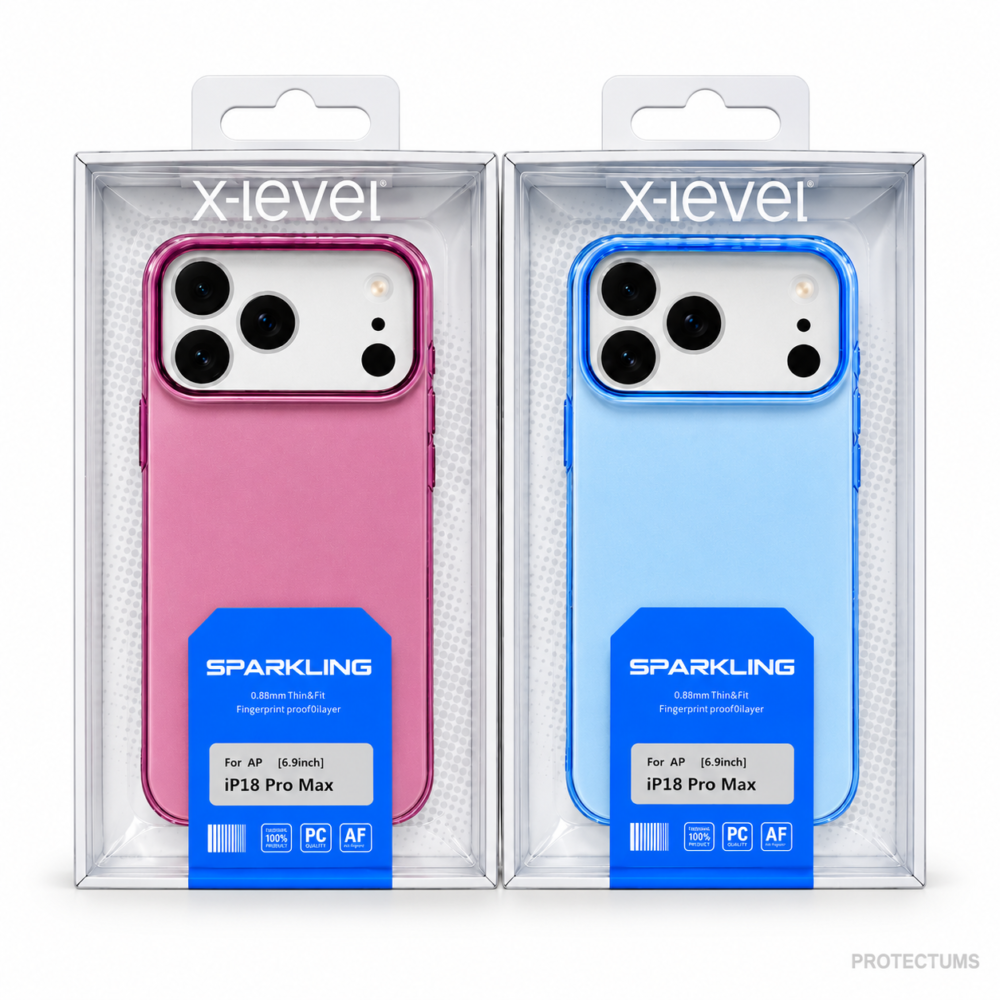 Sparkling Slim Case for iPhone – Premium Anti-Fingerprint Cover