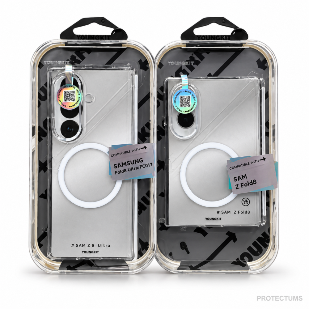 Samsung Galaxy Z Fold 8 Ultra YOUNGKIT Clear Magnetic Case | Slim 360° Protection