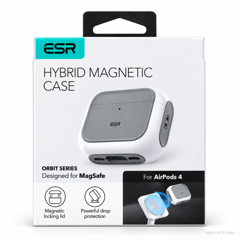 ESR Orbit Hybrid Magnetic Case for AirPods Pro 3 – MagSafe Compatible Protective Cover