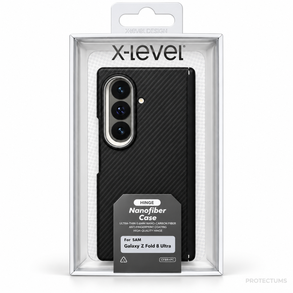 X-Level Hinge Nanofiber Case for Samsung Galaxy Z Fold 8 Ultra | Ultra-Slim Protection