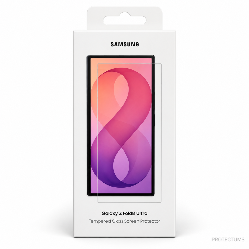 Samsung Galaxy Z Fold 8 Ultra Tempered Glass Screen Protector | Clear HD Protection